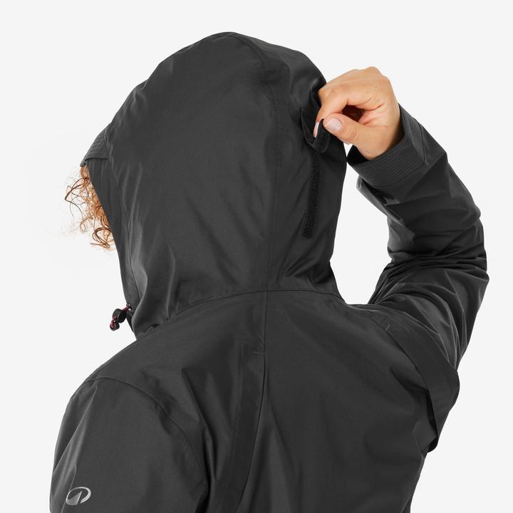 Produktbild Quechua Wanderjacke Damen wasserdicht - NH500 schwarz (3XL)