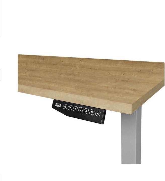 Immagine prodotto Contini Scrivania da ufficio regolabile in altezza 1,6x0,8m rovere / struttura grigio RAL 7045