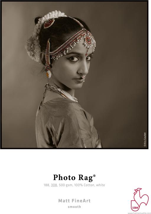 Actual product image Hahnemühle photo rag (308 g/m², A3+, 25 x)