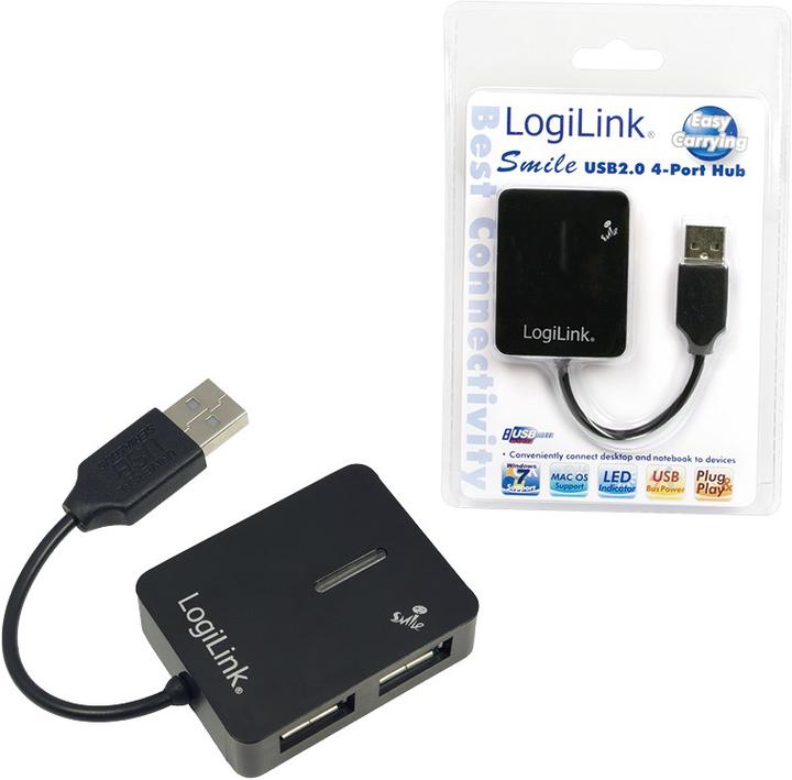 Immagine prodotto LogiLink Smile (USB-A, 4 Porti)