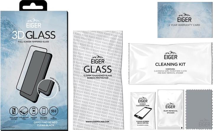 Produktbild Eiger Mountain Glass Clear Edge (1 Stück, Oppo Reno 4 Pro 5G)
