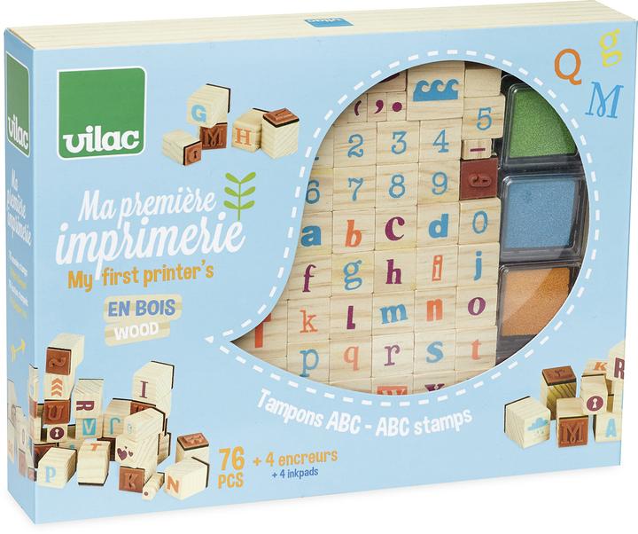 Produktbild Vilac Stempelset Buchstaben und Zahlen