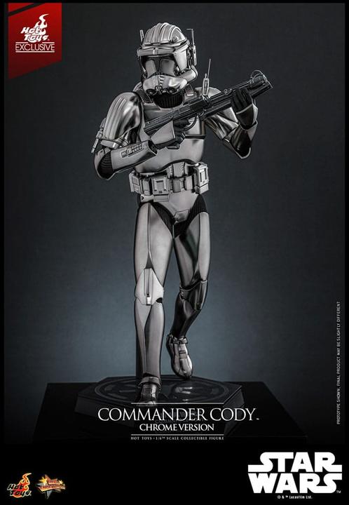 Produktbild Hot Toys Star Wars Movie Masterpiece Actionfigur 1/6 Commander Cody (Chrome Version) Exclusive 30 cm