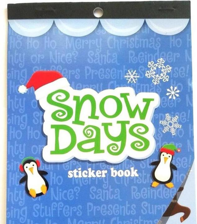 Produktbild Generic Stickerheft Snow Days weihnachtliches Design