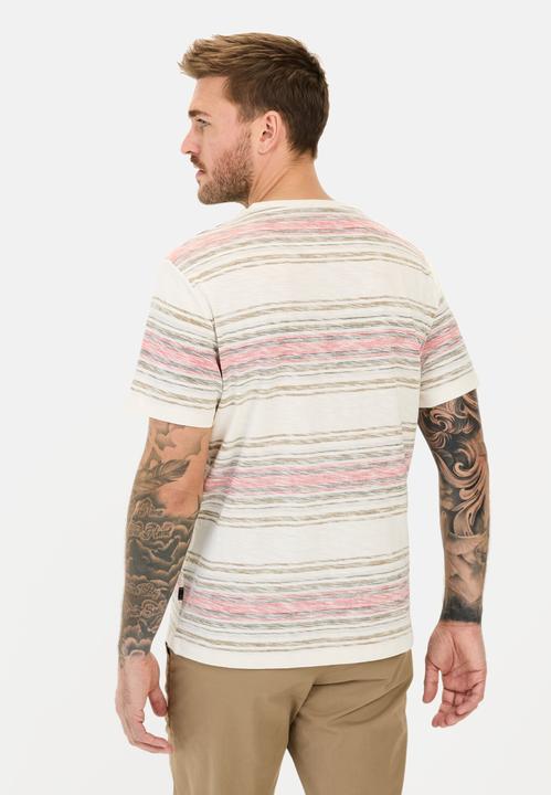 Image du produit Camel Active T-Shirt mit Streifenmuster aus Baumwolle (XL)