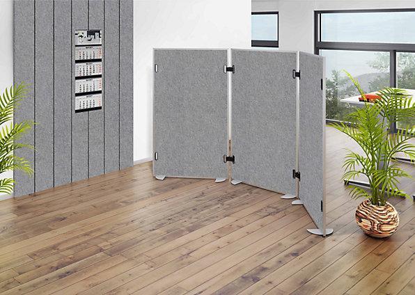 Image du produit Hammerbacher Ensemble de panneaux muraux acoustiques (25 x 2.5 x 200 cm)