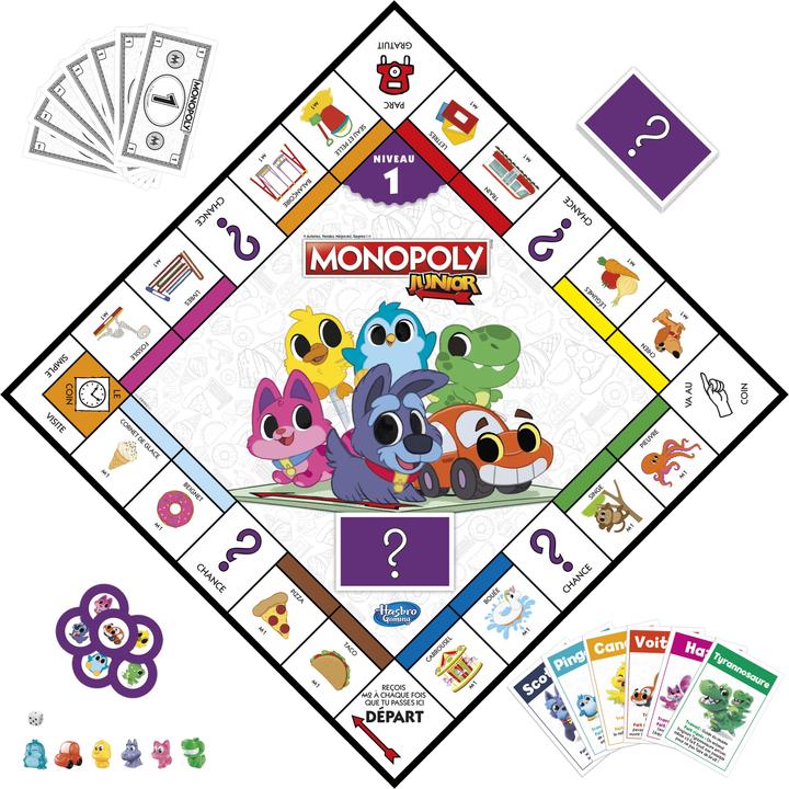 Actual product image Monopoly Junior 2 Games in 1, f (French)