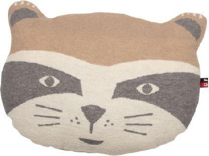 Actual product image David Fussenegger Fussenegger JUWEL filled cushion "Raccoon" (37 x 30 cm)