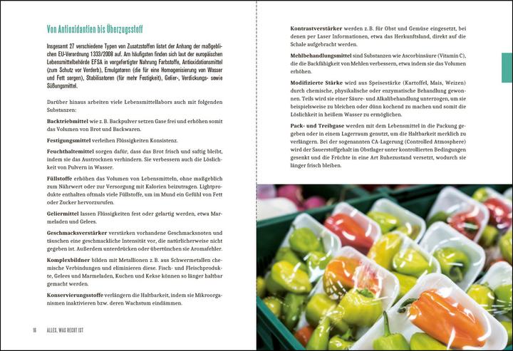 Valeurs nutritives et ingrédients Besser essen ohne Zusatzstoffe (Allemand, Annette Sabersky, 2019)
