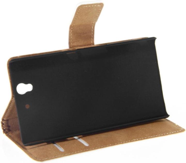 Image du produit OEM Slim Leather Book Case pour Sony Xperia Z - blanc 4250710547296 (Sony Xperia Z)