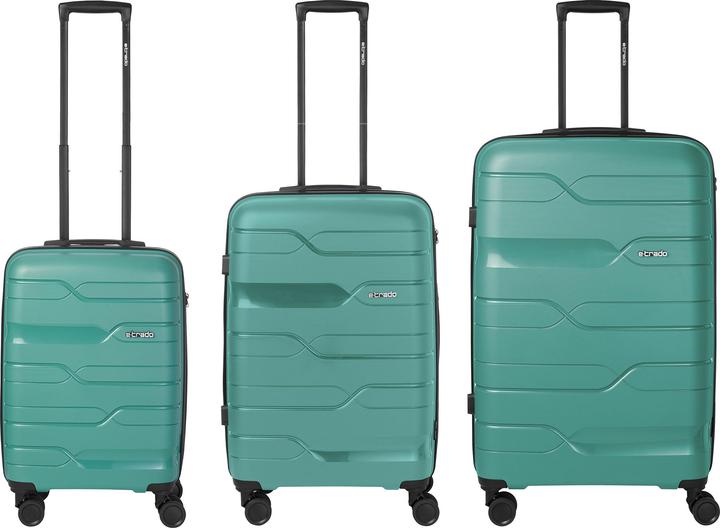Produktbild e-Trado Reisekoffer Set (92 l, M (50 - 90l), L (90 - 115l), XL (ab 115l))