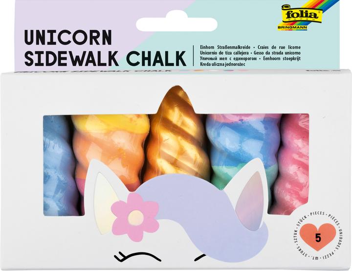 Folia Einhorn (Mehrfarbig, 5 x)