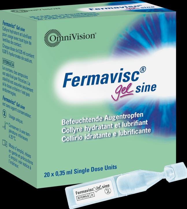 Image du produit OmniVision Fermavisc Gel Sine (7 ml, Gel Fermavisc sine Gtt Opht)