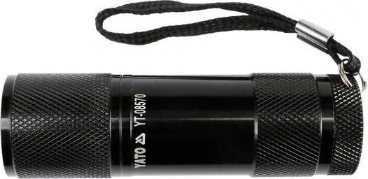 Actual product image Yato Latarka Aluminiowa 9-Led Czarna (8.50 cm)