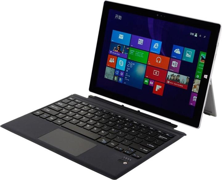 Image du produit Apfelkiste Magnetische Bluetooth Tastatur für Microsoft Surface Pro 7 / 6 / 5 / 4 / 3 - Schwarz (ING. Int., Filaire)