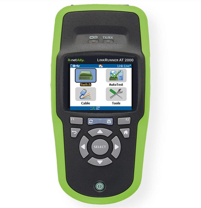 Netscout LinkRunner AT 2000 Netwerk Autotester (glasvezel + z/w)