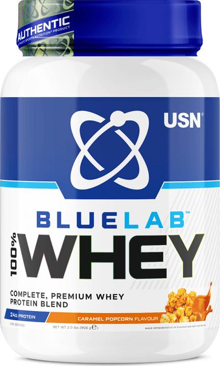 Image du produit USN Blue Lab 100% Whey Protein (Popcorn au caramel, 1 pcs, 908 g)