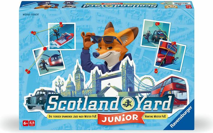 Actual product image Ravensburger Scotland Yard Junior (German, Portuguese, English, Italian, Dutch, French, Spanish)