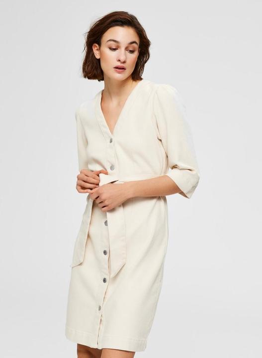 Image du produit Selected Femme Robe en jean avec ceinture à nouer (42)