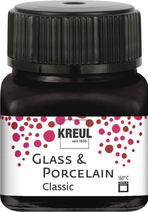 Productafbeelding Kreul Glas & Porselein Klassiek, porselein en glasverf (Kanariegeel, 20 ml)