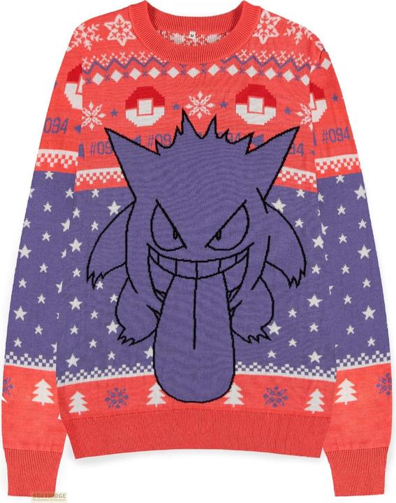 Actual product image Difuzed POKEMON - Ectoplasme - Pull de Noël (L) (L)