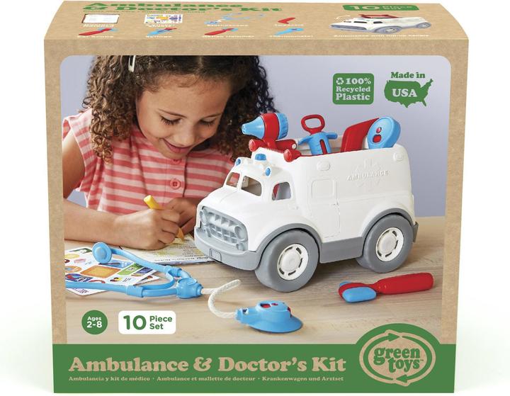 Actual product image Green Toys Ambulance & Doctors Set
