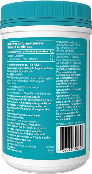 Valori nutrizionali e ingredienti Vital Proteins Collagene marino (1 Pezzo/i, Polvere, 271 g)