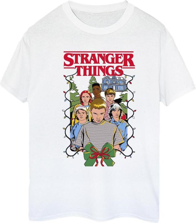 Immagine prodotto Netflix Stranger Things Christmas Poster Maglietta Ampia Donna (M)