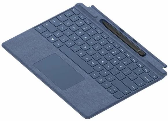 Actual product image Microsoft Surface Signature Keyboard Sapphire incl. Pen Switzerland/Lux (CH)