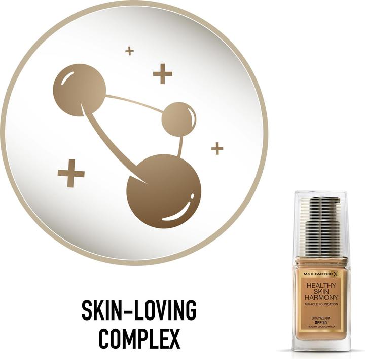 Image du produit Max Factor Healthy Skin Harmony 30 ml flacon pompe Crème 80 Bronze (80 Bronze)
