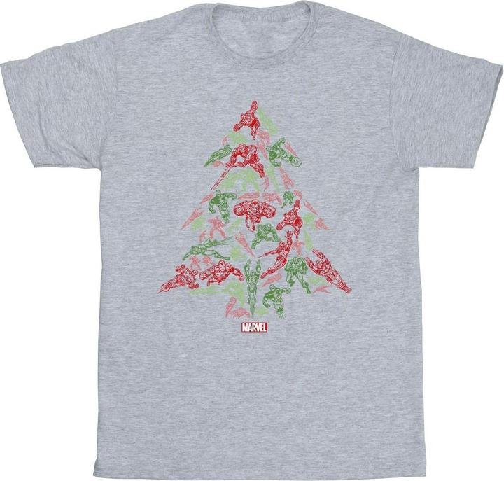 Immagine prodotto Avengers Christmas Tree Maglietta Ragazzi (152, 158)