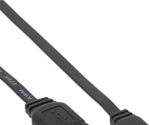Actual product image InLine USB A — Mini B (2 m, USB 2.0)