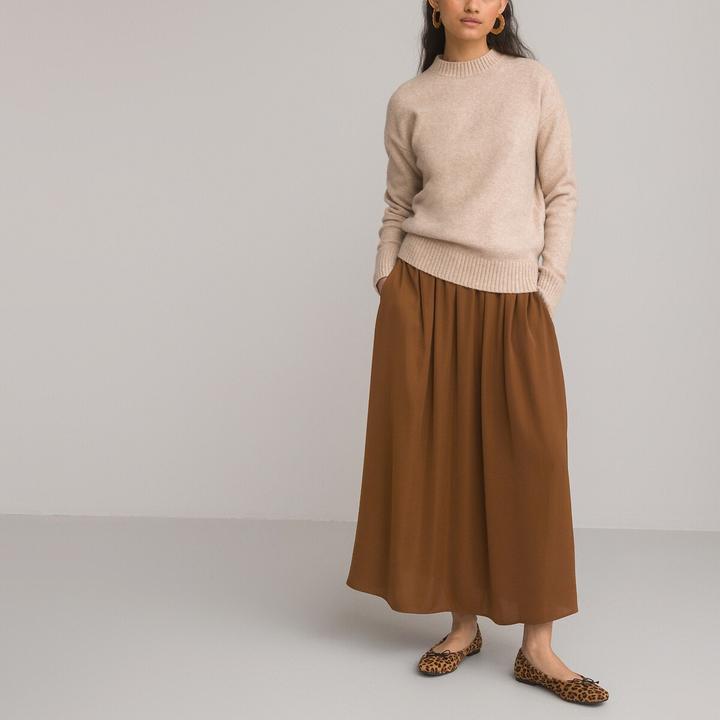 Produktbild La Redoute Collections Pullover mit rundem Ausschnitt (XXL)