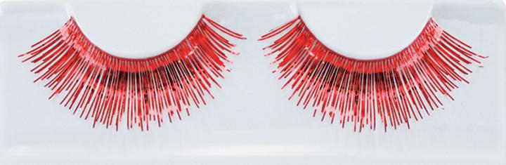 Produktbild Wilbers Lametta Metallic Wimpern Rot (Künstliche Wimpern)