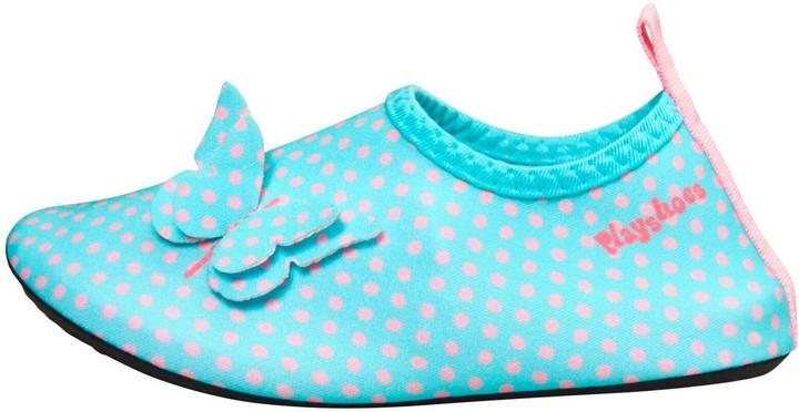 Produktbild Playshoes Badeschuhe Barfuss Schmetterling Rosa/Türkis Gr. 22-23 (22)
