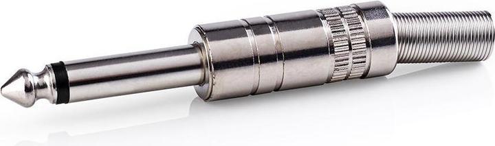 Produktbild Nedis Audio-Anschluss - gerade - Stecker - Vernickelt - Lot - 6.8 mm - 25 Stück - Metall - Silber (6.3mm Klinke (Jack))
