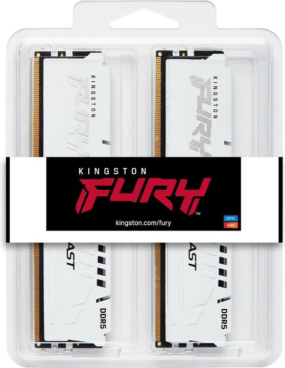 Produktbild Kingston 32GB DDR5 6000MT/S CL30 DIMM (2 x 16GB, 6000 MHz, DDR5-RAM, DIMM)