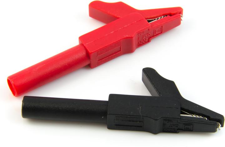 Image du produit Purecrea 2 pcs. Pince crocodile / pince de prélèvement 15A pour fiche banane 4mm (Pinces micros à main)