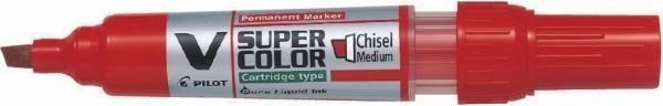 Actual product image Pilot Permanent marker V SUPER COLOR BEGREEN 2,2-5,2mm red (Red, 5.20 mm, 1 x)