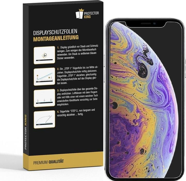 Actual product image Protectorking 6x Premium screen protector 3D CLEAR (6 Piece, Apple iPhone X)