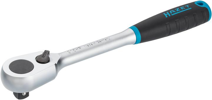 Actual product image HAZET HiPer fine-tooth reversible ratchet 916HP ∙ Square, solid 12.5 mm (1/2 inch) (1/2")