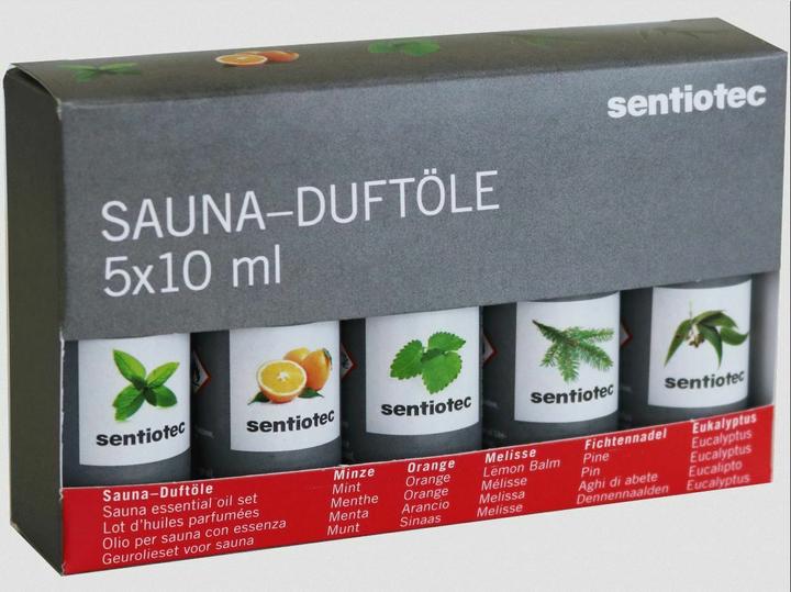 Image du produit Sentiotec Parfums pour sauna, lot de 5