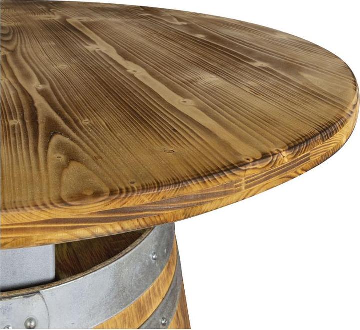Actual product image Contini Steh-Barfass «Mönch» aus Eiche, Tischplatte ø 100cm
