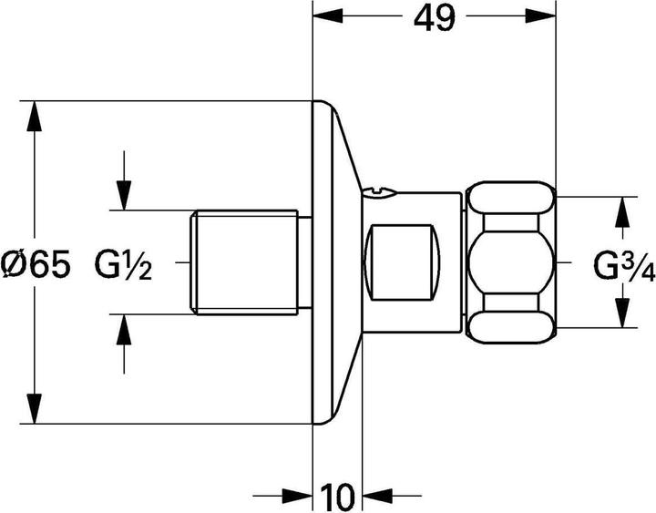 Actual product image Grohe connection