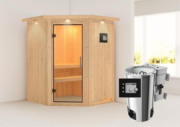Image du produit Karibu Nanja avec couronne de toit (Plug & Play 3,6 KW - Contrôle externe bio)