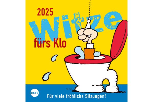 Produktbild Witze fürs Klo Kalender 2025 (Harter Einband, Deutsch)