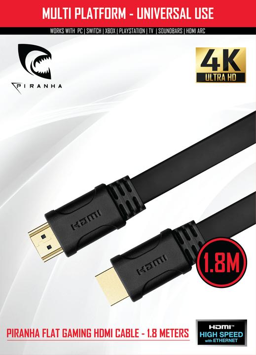 Produktbild Piranha High Speed HDMI Cable 1.8M (1.80 m, HDMI)