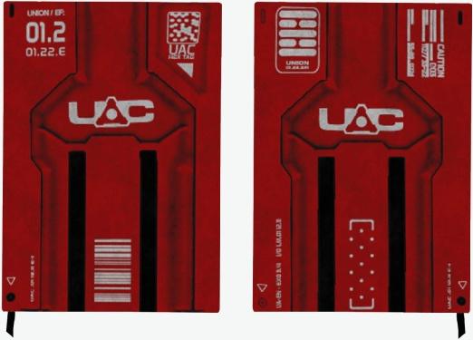 Produktbild Gaya Entertainment DOOM Notebook "UAC Keycard" (EN) (A5)