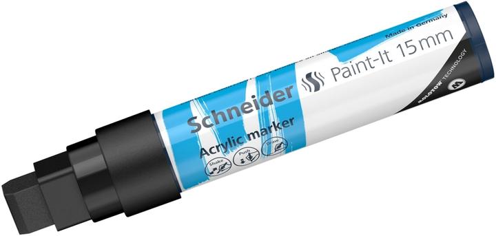 Image du produit Schneider Marqueur acrylique Paint-It 330 15mm noir (Noir, 15 mm, 1 x)