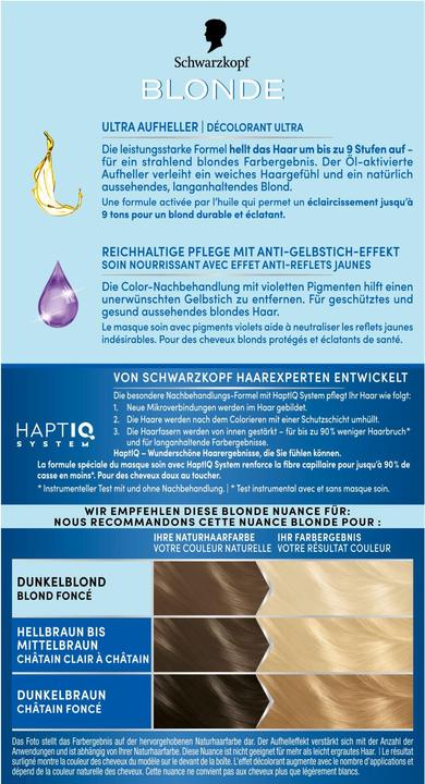 Produktbild Schwarzkopf Blonde Ultra Aufheller (L1++)